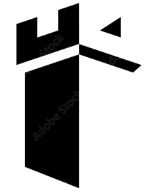 castle logo design vector